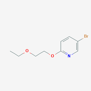 molecular formula C9H12BrNO2 B088652 2-(2-Ethoxyethoxy)-5-bromopyridine CAS No. 1249442-19-0
