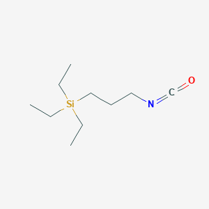 molecular formula C10H21NOSi B008866 Triethyl(3-isocyanatopropyl)silane CAS No. 17067-62-8