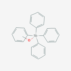 molecular formula C25H23OSb B088660 Tetraphenylantimony(V) methoxide CAS No. 14090-94-9