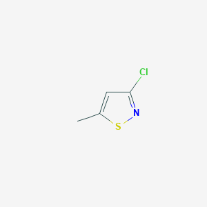 molecular formula C4H4ClNS B088668 3-Chloro-5-methylisothiazole CAS No. 14217-67-5