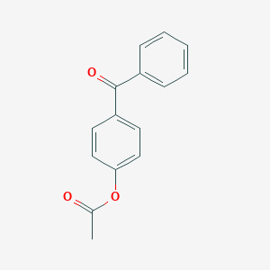 molecular formula C15H12O3 B088672 4-Acetoxybenzophenone CAS No. 13031-44-2
