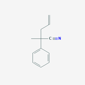 molecular formula C12H13N B008869 2-Methyl-2-phenylpent-4-enenitrile CAS No. 104367-49-9