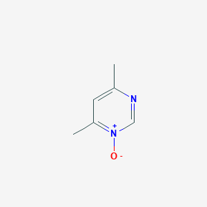molecular formula C6H8N2O B088691 4,6-Dimethyl-1-oxidopyrimidin-1-ium CAS No. 14161-42-3
