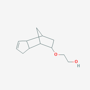 molecular formula C12H18O2 B088707 Ethanol, 2-[(3a,4,5,6,7,7a-hexahydro-4,7-methano-1H-inden-6-yl)oxy]- CAS No. 10520-24-8