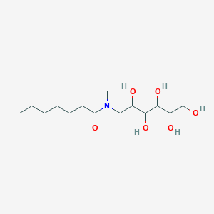 molecular formula C13H24N2O3 B008871 N-methyl-N-(2,3,4,5,6-pentahydroxyhexyl)heptanamide CAS No. 101397-87-9