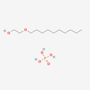 molecular formula C12H29O6P B088713 Deceth-4 phosphate CAS No. 12674-35-0