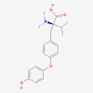 molecular formula C18H19I2NO4 B088734 Isopropyl-diiodothyronine CAS No. 10439-94-8