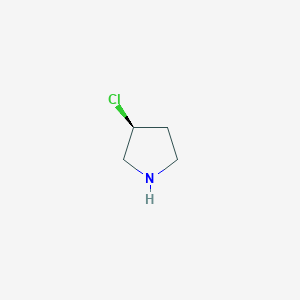molecular formula C4H8ClN B088763 (S)-3-Chloropyrrolidine CAS No. 1289585-22-3