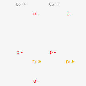 molecular formula Co2Fe2O5 B088774 Cobalt diiron tetraoxide CAS No. 12052-28-7