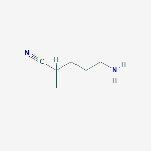 molecular formula C6H12N2 B088779 5-Amino-2-methylpentanenitrile CAS No. 10483-15-5