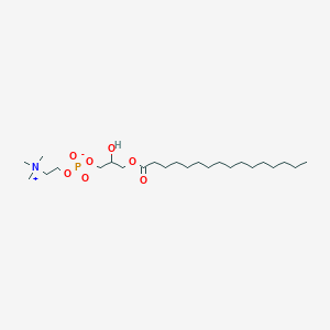 molecular formula C24H50NO7P B088785 1-Palmitoylphosphatidylcholine CAS No. 14863-27-5