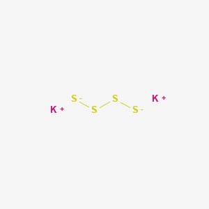molecular formula K2S4 B088789 Potassium tetrasulfide) CAS No. 12136-49-1