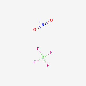 molecular formula BF4HNO2- B088792 Nitronium tetrafluoroborate CAS No. 13826-86-3
