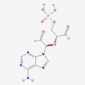 molecular formula C10H12N5O7P B088799 Adenosine 5'-monophosphate 2',3'-dialdehyde CAS No. 13011-02-4