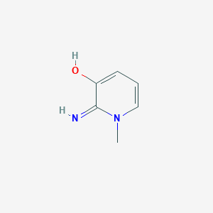 molecular formula C6H8N2O B008881 2-Imino-1-methylpyridin-3-OL CAS No. 108082-77-5