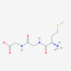 molecular formula C9H17N3O4S B088815 H-Met-gly-gly-OH CAS No. 14486-02-3