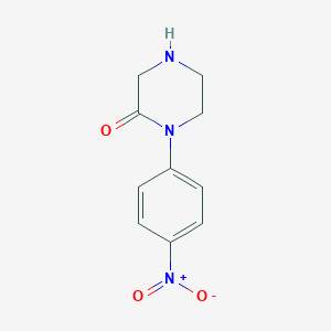 molecular formula C10H11N3O3 B088819 Ethyl 3-cyclopropylpyrazole-4-carboxylate CAS No. 1246471-38-4