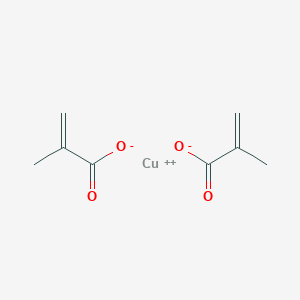 molecular formula C8H12CuO5 B008882 Copper(2+) methacrylate CAS No. 19662-59-0