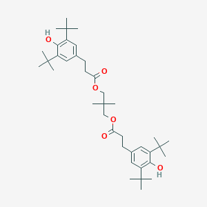 molecular formula C39H60O6 B088822 2,2-Dimethyl-1,3-propanediyl bis(3-(3,5-di-tert-butyl-4-hydroxyphenyl)propionate) CAS No. 10493-50-2