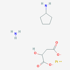 molecular formula C9H18N2O5Pt B008887 Cycloplatam CAS No. 109837-67-4