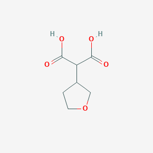 molecular formula C7H10O5 B088873 2-(氧杂环丙烷-3-基)丙二酸 CAS No. 1354951-08-8