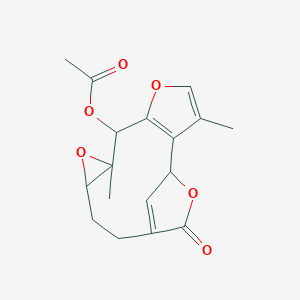 molecular formula C17H18O6 B088876 Zeylanicin CAS No. 13761-05-2