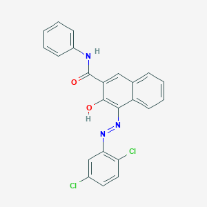 molecular formula C23H15Cl2N3O2 B008889 C.I.颜料红2 CAS No. 6041-94-7