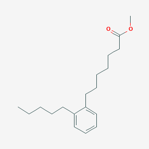molecular formula C19H30O2 B088894 Methyl 7-(2-pentylphenyl)heptanoate CAS No. 13397-97-2