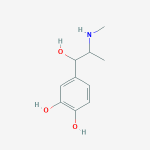 molecular formula C10H15NO3 B088899 Dioxifedrine CAS No. 10329-60-9
