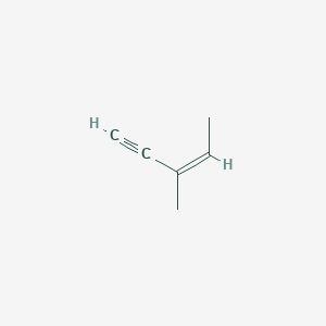 molecular formula C6H8 B088903 (Z)-3-methylpent-3-en-1-yne CAS No. 14272-81-2