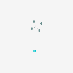 molecular formula CH4Hf B088906 碳化铪 (HfC) CAS No. 12069-85-1