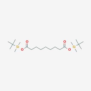 molecular formula C21H44O4Si2 B008892 Bis[tert-butyl(dimethyl)silyl] azelaate CAS No. 104255-97-2