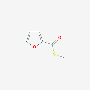 molecular formula C6H6O2S B088921 Methyl 2-thiofuroate CAS No. 13679-61-3