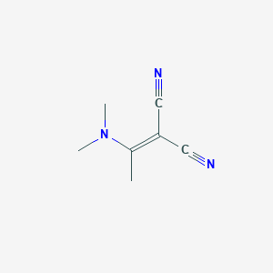 molecular formula C7H9N3 B088925 2-(1-(Dimethylamino)ethylidene)malononitrile CAS No. 14164-26-2