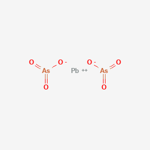 molecular formula As2O6Pb B088928 Arsenenic acid, lead(2+) salt (9CI) CAS No. 13464-43-2