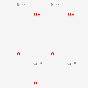 molecular formula Cr2Ni2O5 B088943 Chromium nickel oxide (Cr2NiO4) CAS No. 12018-18-7