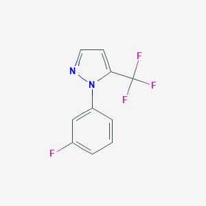 molecular formula C10H6F4N2 B088955 1-(3-fluorophenyl)-5-(trifluoromethyl)-1H-pyrazole CAS No. 1269292-21-8