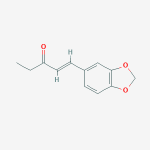 molecular formula C12H12O3 B088956 1-(3,4-Methylenedioxyphenyl)-1-penten-3-one CAS No. 10354-27-5