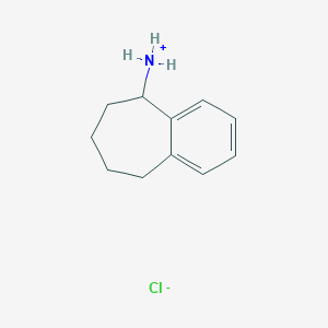 molecular formula C11H15N.ClH B088962 6,7,8,9-Tetrahydro-5H-benzo[7]annulen-5-amine hydrochloride CAS No. 10408-86-3