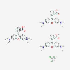 molecular formula C84H90AlCl3N6O9 B088970 C.I. Pigment Red 173 CAS No. 12227-77-9