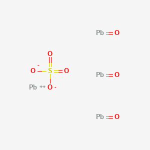molecular formula O7Pb4S B088974 Lead(2+);oxolead;sulfate CAS No. 12202-17-4