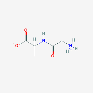 molecular formula C5H10N2O3 B008899 Glycylalanine CAS No. 926-77-2