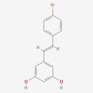 5-[(E)-2-(4-bromophenyl)vinyl]benzene-1,3-diol