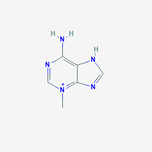 molecular formula C6H8N5+ B088991 3-methyl-7H-purin-3-ium-6-amine CAS No. 11035-03-3