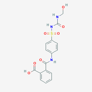 molecular formula C16H15N3O7S B089016 Sulfaloxic acid CAS No. 14376-16-0