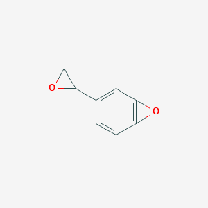 molecular formula C8H6O2 B089017 1,2-Epoxy-4-(epoxyethyl)benzene CAS No. 13484-13-4