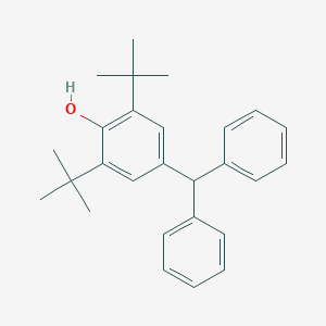 molecular formula C27H32O B089039 4-Benzhydryl-2,6-di-tert-butylphenol CAS No. 13145-54-5
