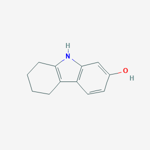 molecular formula C12H13NO B089040 2,3,4,9-Tetrahydro-1H-carbazol-7-ol CAS No. 13314-79-9