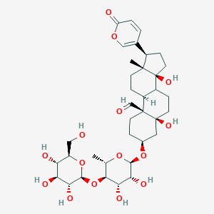 molecular formula C36H52O15 B089052 海百合素 CAS No. 13289-18-4