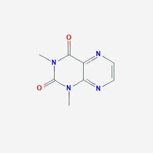 molecular formula C8H8N4O2 B089055 1,3-Dimethyl-2,4(1H,3H)-pteridinedione CAS No. 13401-18-8